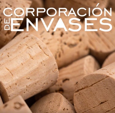 Corcho para envase de vidrio