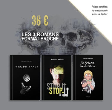 Livres disponibles à l'achat auprès de l'auteur.