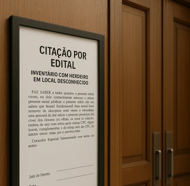 Inventário com Herdeiro em Local Desconhecido Como Proceder sem Bloquear o Processo