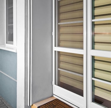 moskitiera drzwiowa skrzydło z siatką na owady