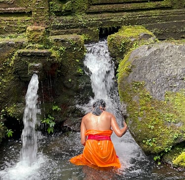 Healing and cleansing Temple waterfall