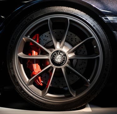 A Porsche GT3 wheel.