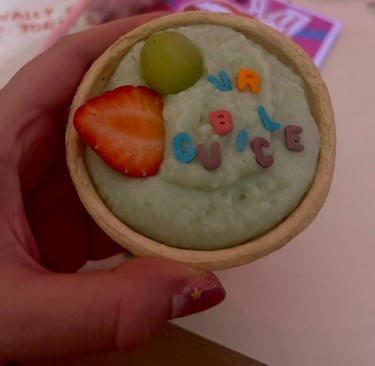 vegan tart apple cream