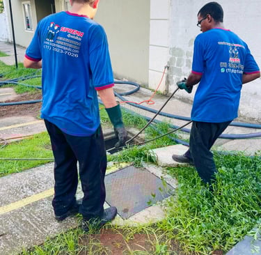 desentupimento de caixa