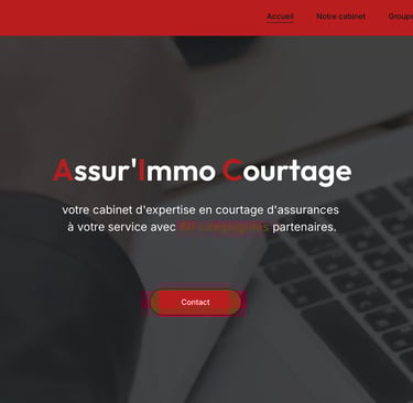 Site vitrine professionnel conçu par l’agence web Solufy à Montpellier
