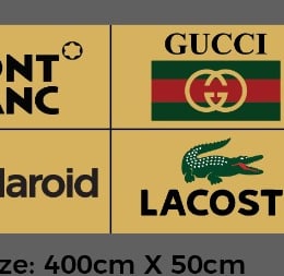 a group of logos and logos on a yellow background
