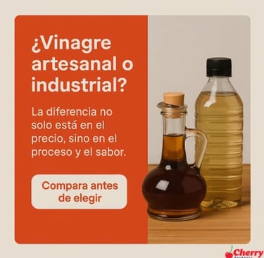 Vinagres artesanales e industriales