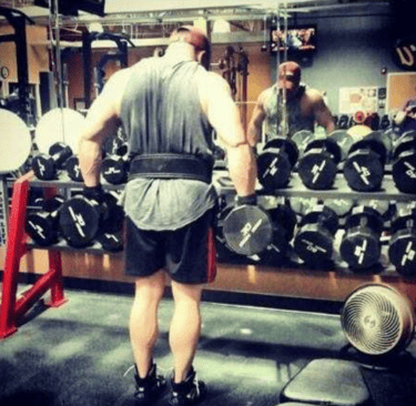 Dr. Scott Albano working out