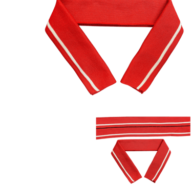 Cuellos y pretinas tejidos escolar y empresariales con diseños personalizados para confeccionistas