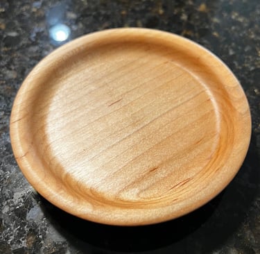 wine glass snack dish