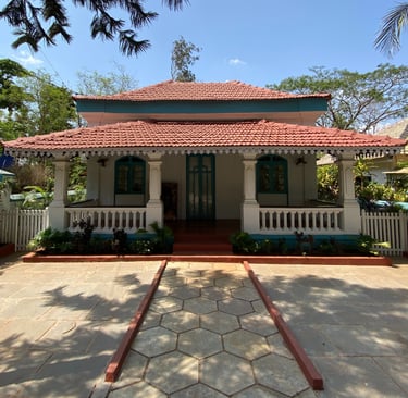arti quinta, art villa Sangolda Goa India