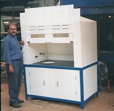 Laboratory Fume Chamber, MOC: Polypropylene (PP)
