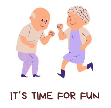 couples de seniors qui dansent