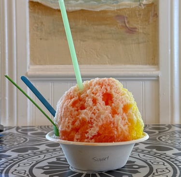 shave ice skinny mike's Hawaiian ice cream kauai