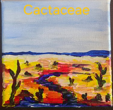 Cactaceae (painting) Kylee Nicole