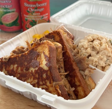 kalua pork sandwich porkys kauai