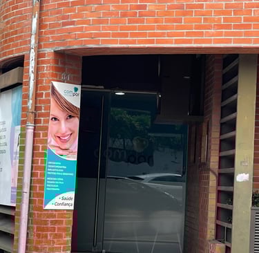 a building with a sign that says,'we are open for business