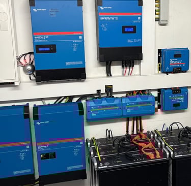 Installation eines Victron-Energy-Systems durch Houbertz Elektro- und Caravan-Technik in Solingen