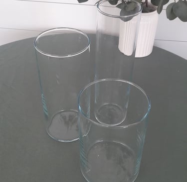 trio de vases cylindriques