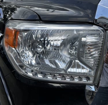 clear restored 2017 Toyota Tundra headlights