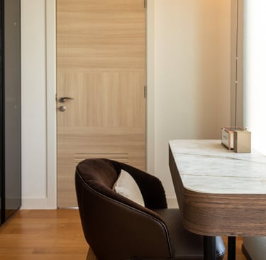 Plateau table Neolith Himalaya Crystal