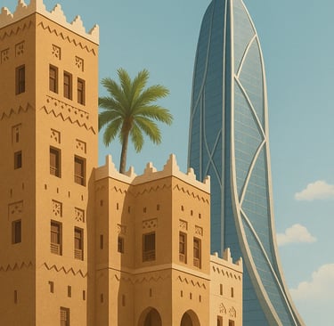 تصميم واجهات نجدية