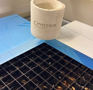 Gravure Laser béton ciment