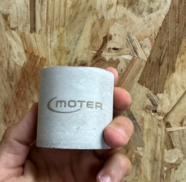 Gravure Laser béton ciment