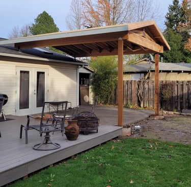 new rear covered porch