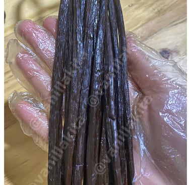 Vanilla beans on hand