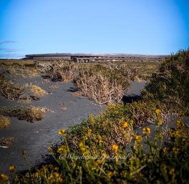 Tierra Patagonia hotel view from the beach