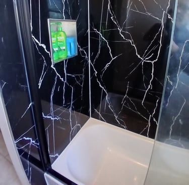 Affordable Showers specializes in bathroom remodeling, tub-to-shower conversions, vinyl showers,