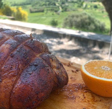 Tacchino caramellato al Jack Daniel's con arancia