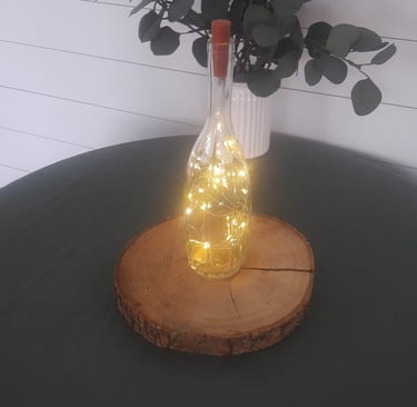 bouteille lumineuse