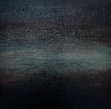 Mixed media abstract art. Landscape abstract. Laurence Moracchini Ditchling Studio.