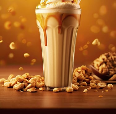 Fıstık Ezmeli Muzlu Kafeinli Smoothie
