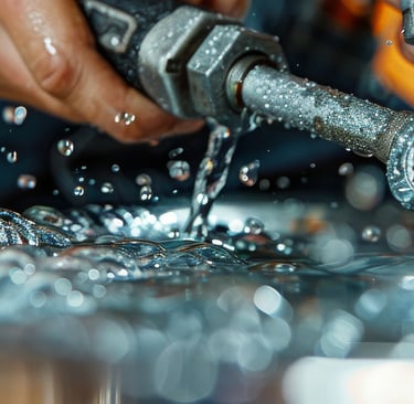 Riparazione perdita d'acqua-intervento idraulico urgente