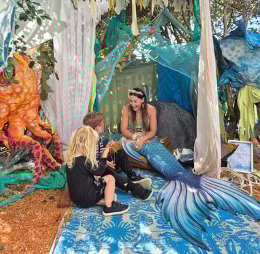 Professional Mermaid at an event