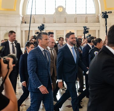 Tensions Flare as Vance and Hegseth Face Protests During National Guard Visit in D.C.