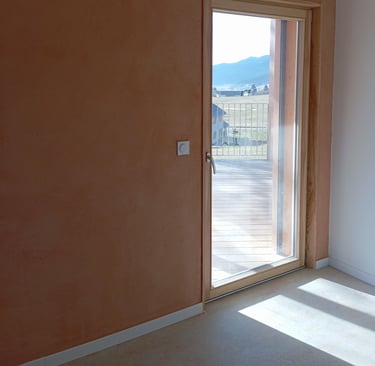 Enduit terre intérieur
