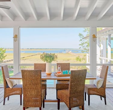 Inlet screen porch on Sullivan's Island