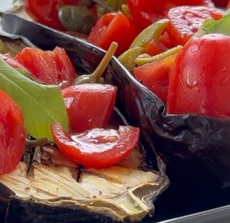 Bruschetta di melanzane