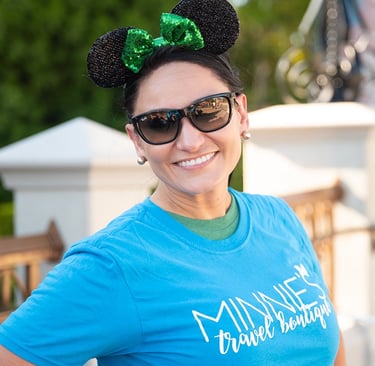 Nora Stewart pictured at Disney's Magic Kingdom® Park.