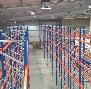 Narrow aisle racking