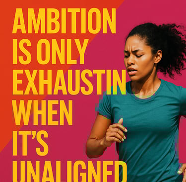 a woman running with an arm outstretched out of focus, with the words, '