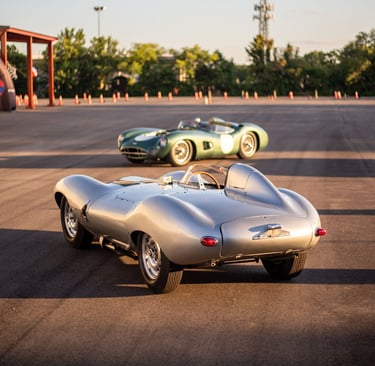 Two classic Le Mans cars.