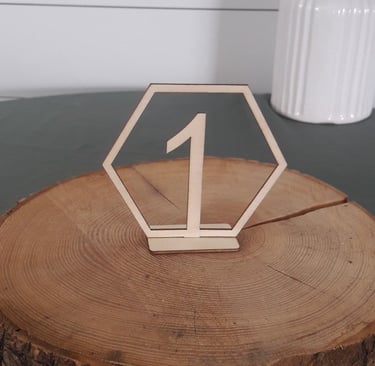 numéro de table en vois