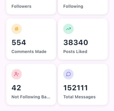 Insight component from the app