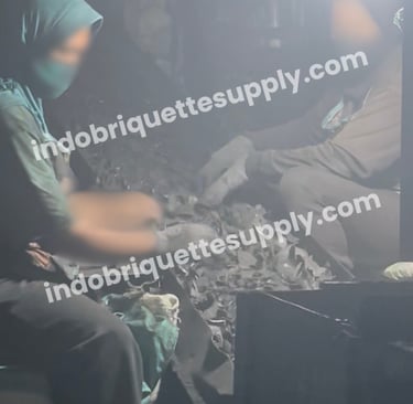 Coconut Charcoal Raw Materials Sorting