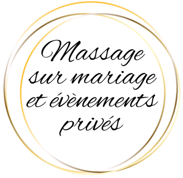 massage évènementiel privé mariage EVJF cocktail soirée personnel